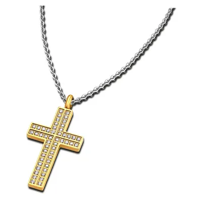 Obrázek produktu pro Náhrdelník v lotosovém stylu z nerezové oceli LS1676-1/2 stříbrné zlato Dámské šperky JLS1676-1-2
