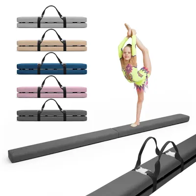 Produktbild von MAMOI® Schwebebalken für zuhause, Balancierbalken für kinder, Balken turnen klappbar, Turngeräte indoor, Balancieren und Turnbalken, Gymnastic bar