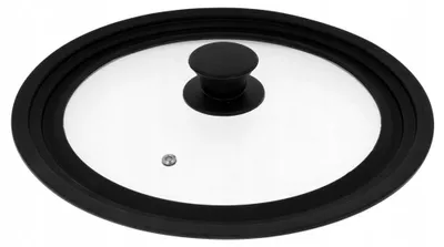 Produktbild von Brunbeste Universeller Silikon-Glasdeckel für Pfannen 28 cm