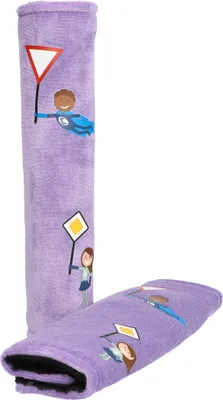 Produktbild von cartrend KIDS Gurtpolster-Set lila