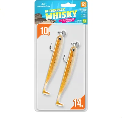 Produktbild von Lieblingsköder 12,5cm (4Stk) Actionpack Whisky