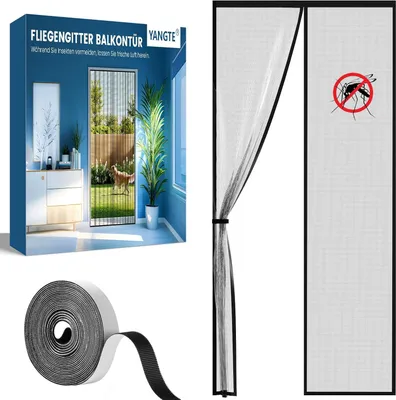 Obrázek produktu pro Magnetická síť proti hmyzu 85x200cm bez vrtání