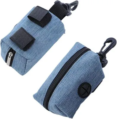 Produktbild von Famanu Halter für Hundekotbeutel - 2 Stück - tragbare Beutelspender - Halter für Müllsäcke - 10 x 5 x 5 cm