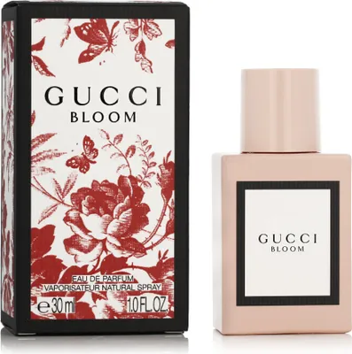 Obrázok produktu pre Gucci Bloom, Ženy, 30 ml, Nádoba na jedno použitie, Sprej, ALCOHOL DENAT. . PARFUM (FRAGRANCE) . AQUA (WATER) . ETHYLHEXYL METHOXYCINNAMATE . DIETHYLAMINO..., 1 kusov
