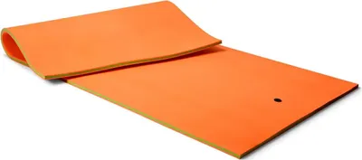Zdjęcie produktu dla Pływająca mata wodna 3-warstwowa, odporna na rozdarcia mata piankowa XPE 355 x 183 x 3,5 cm Pomarańczowa