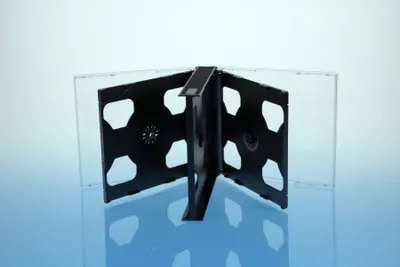 Produktbild von 50 DVD CD Hüllen 6fach 6er Jewelcases / Multibox