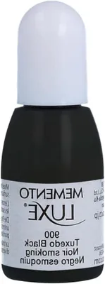 Productafbeelding van Stempel Reinker voor Memento Luxe Inktpads - 15ml Zwarte Navulinkt