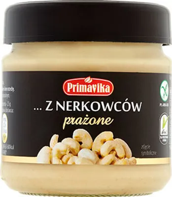 Produktbild von GESALZENE GLUTENFREIE CASHEW-CREME 185 g – PRIMAVIKA