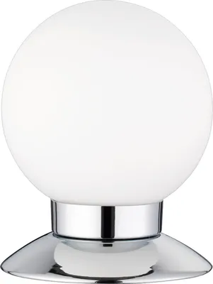 Image de Lampe de table LED PRINCESS chromée blanche 3 W, blanc chaud, 250 lm, verre, dimensions : 13 x 10 x 10 cm, IP20, RL