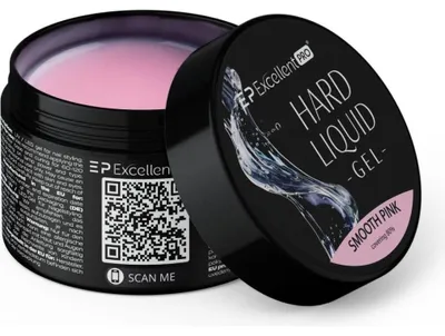 Produktbild von Excellent PRO Excellent Pro | Aufbaugel - Verschönernde Grundierung Für Hybridlacke - Hard Liquid Gel  - Smooth Pink  - Selbstglättend