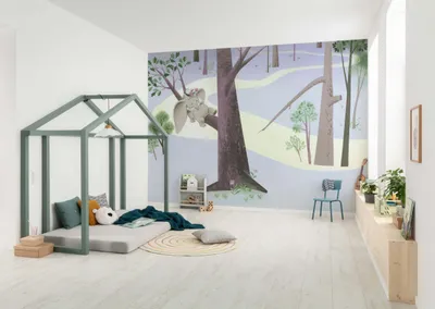 Obrázek produktu pro Komar netkaná tapeta - Dumbo Sleep on Tree - rozměr: 400 x 280 cm (šířka x výška) - 8 panelů