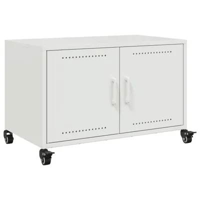 Produktbild von "2026 Moderne" TV-Schrank Weiß 68x39x43,5cm Kaltgewalzter Stahl - TV-Schränke CC981729