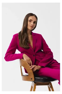 Obrázok produktu pre Stylove Dámske formálne sako Guelon S353 slivková XL