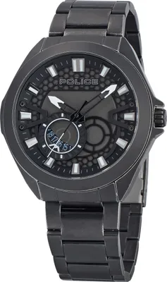 Produktbild von Police Herrenuhr PL.PEWJH2110301 schwarz