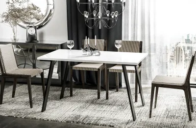 Immagine prodotto di Tavolo pieghevole LIWIA 130(210)x80 bianco lucido