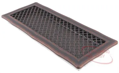 Produktbild von Kaminrost 16x45 cm, PREMIUM DECO Kupfer patiniert