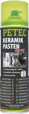 A spray can of ceramic paste for automotive use.