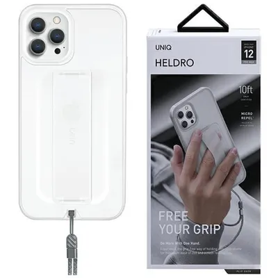 Zdjęcie produktu dla Etui Uniq Heldro Na Iphone 12 Pro Max Biały/Natural Frost Antimicrobial