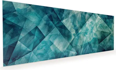 Produktbild von Küchenrückwand Spritzschutz Glas mit Motiv Abstrakte Geometrie 40 x 40 cm