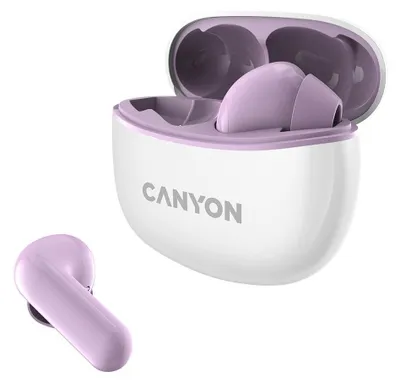 Obrázek produktu pro Canyon Bluetooth Headset TWS-5   In-Ear/Stereo/BT5.3  purple retail
