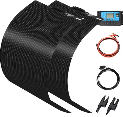 Produktbild von Solaranlagensystem, hohe Effizienz, flexibles Design, 200W Solarkit