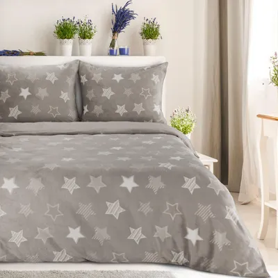 Zdjęcie produktu dla Pościel FLANO 4 BE biała 220x200 2x poszewki na poduszki 70x80 cm