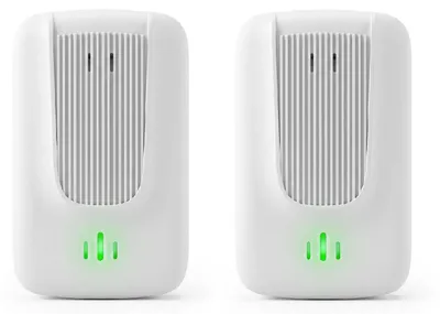 Produktbild von 2er Set Mini Luftreiniger für Steckdose Ionengenerator ozonfrei und leise