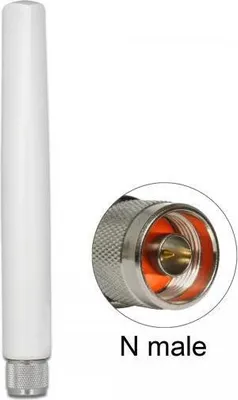 Produktbild von DeLOCK 89638, 1,45 dBi, 0.433 GHz, 50 Ohm, Omnidirektionale Antenne, N-Typ, Männlich