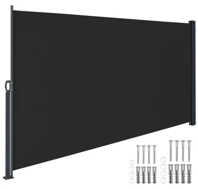 Obrázek produktu pro tectake® boční markýza 160 x 300 cm, výsuvná, s navíjecím mechanismem