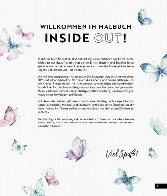 Produktbild von Malbuch Inside Out: Watercolor Mandala