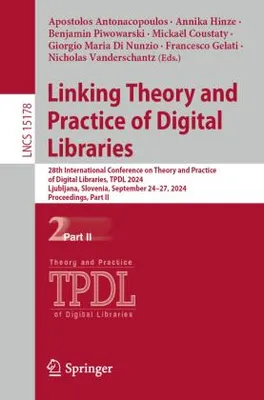 Produktbild von Linking Theory and Practice of Digital Libraries