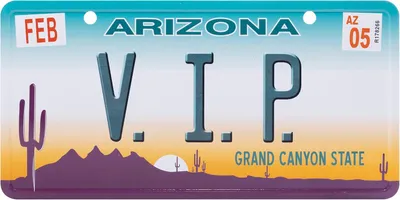 Produktbild von USA Kennzeichen Blech, V.I.P. , Arizona , (12)