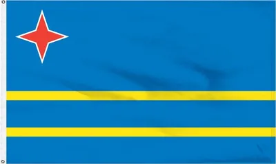 Produktbild von Go Go Gadget – : „Aruba-Flagge – 90 x 150 cm – zeigen Sie Ihren Nationalstolz!“