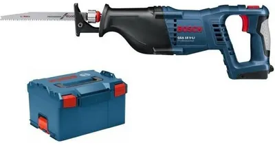 Zdjęcie produktu dla Bosch GSA 18V-LI Professional, Deep discharge, Zabezpieczenie przed przegrzaniem, Przeładowanie, Czarny, Niebieski, 2,8 cm, 25 cm, 2 cm, 88 dB