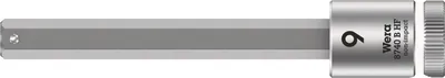 Produktbild von Wera 05003042001, Buchse, 3/8", Metrisch, 1 Kopf/Köpfe, 9 mm, Chrom-Vanadium-Stahl