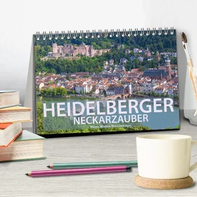 Produktbild von Heidelberger Neckarzauber (Tischkalender 2026 DIN A5 quer), CALVENDO Monatskalender