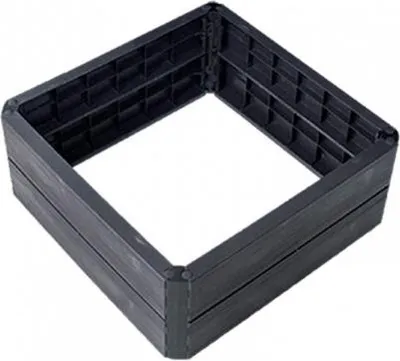 Image de Garantia Ergo Quadro Hochbeet wood LxBxH 60x60x25 cm Holzstruktur Blumenbeet