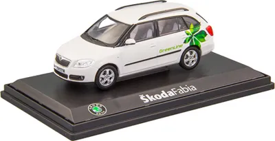 Zdjęcie produktu dla Skoda Fabia II Combi (2008) - Green Line ABREX 1:43