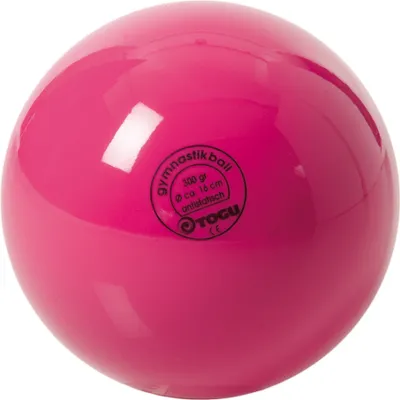 Obrázek produktu pro TOGU® Gymnastický míč RSG Standard | 300 g | Ø 16 cm | RŮŽOVÁ | včetně kolíku | nelakovaný