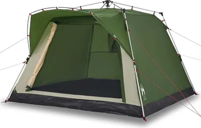 Immagine prodotto di vidaXL Tenda da campeggio 4 persone verde sgancio rapido