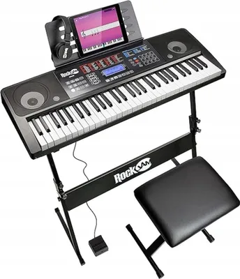 Produktbild von RockJam 61 Key Keyboard Piano Kit with Touch Display