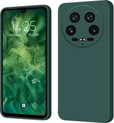 Produktbild von Hülle für Xiaomi 14 Ultra Case Cover Bumper Silikon Softgrip Schutzhülle Farbe: Grün