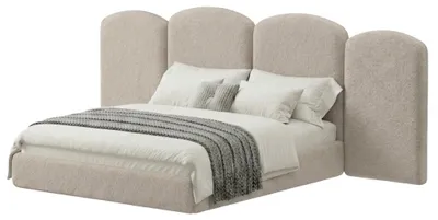 Obrázek produktu pro Čalouněná postel DreamLux Ravello 120 x 200 cm s roštem a úložným prostorem látka Loop 6