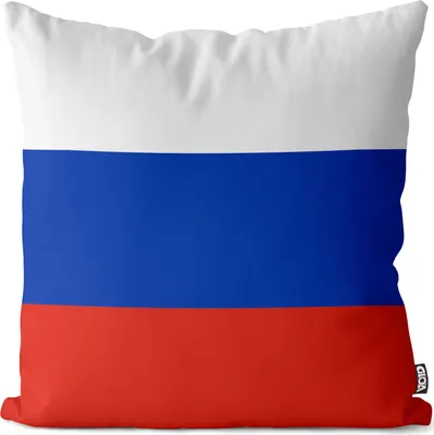 Produktbild von VOID Russland Russia EM 2024 Fussball Europameisterschaft Kissenbezug Flagge Fahne Fan-Kissen Kissenhülle Outdoor