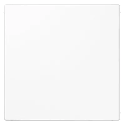 Imagen del producto de Cubierta ciega para interruptores Jung (montaje a presión), termoplástico, serie LS, blanco alpino, 1 unidad.