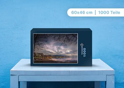 Produktbild von hansepuzzle 100601 - Ioannina Puzzle, 1000 Teile, Reisen, 60,0 x 46,0cm mit hochwertiger Aufbewahrung, Kartonbox und wiederverschließbarem Beutel