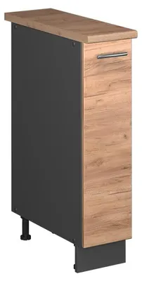 Obrázok produktu pre Lekárenská skrinka Vicco Fame-Line Dub Goldkraft/antracitová 20 cm, AP Oak, Model 62097