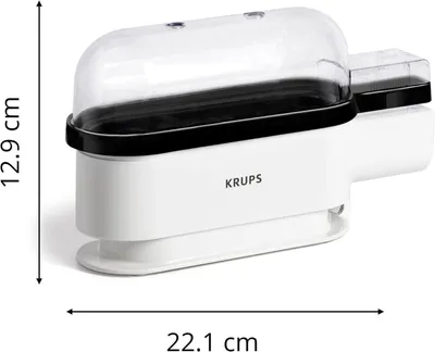 Produktbild von Krups EG2341, 3 Eier, Hart, Medium, Weich, Knopf, Schwarz, Weiß, 300 W, 221 mm