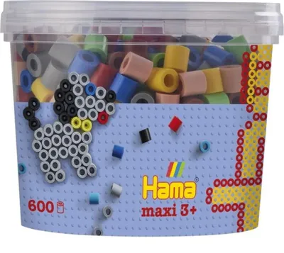 Produktbild von Hama Beads 8573, 3 Jahr(e), PVC, Mehrfarbig, 600 Stück(e)
