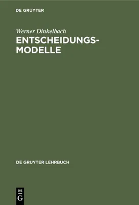 Produktbild von Entscheidungsmodelle